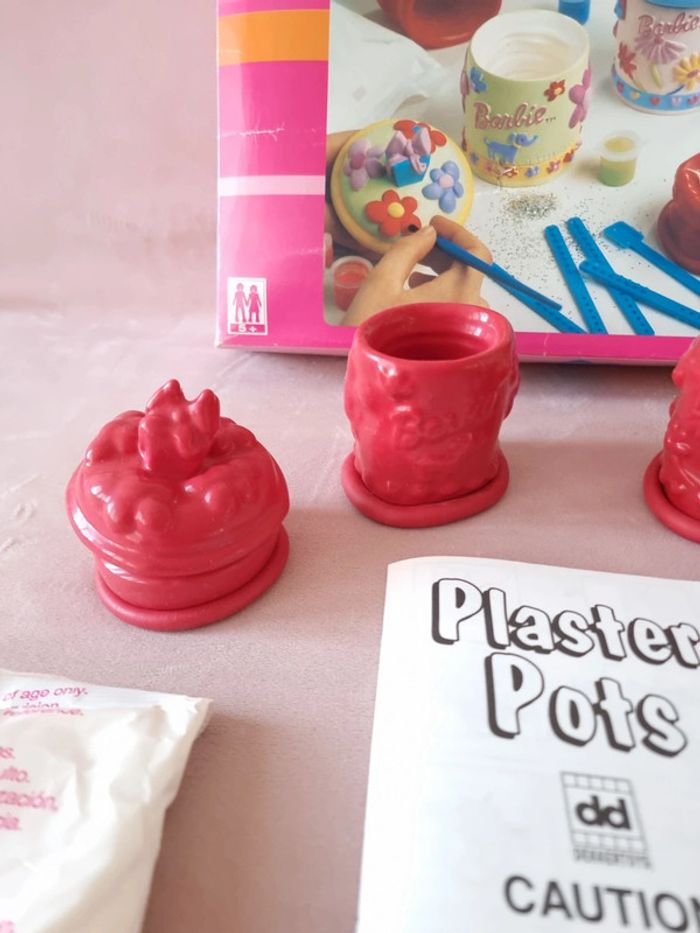Barbie pots en plâtre - photo numéro 5