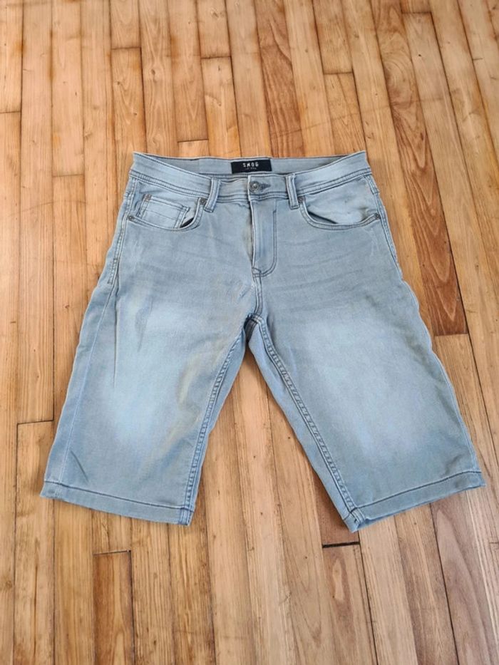 Short stretch gris clair bon état Taille S