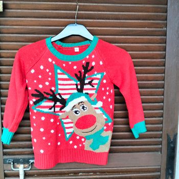 Joli pull de Noël, taille 6- 8 ans