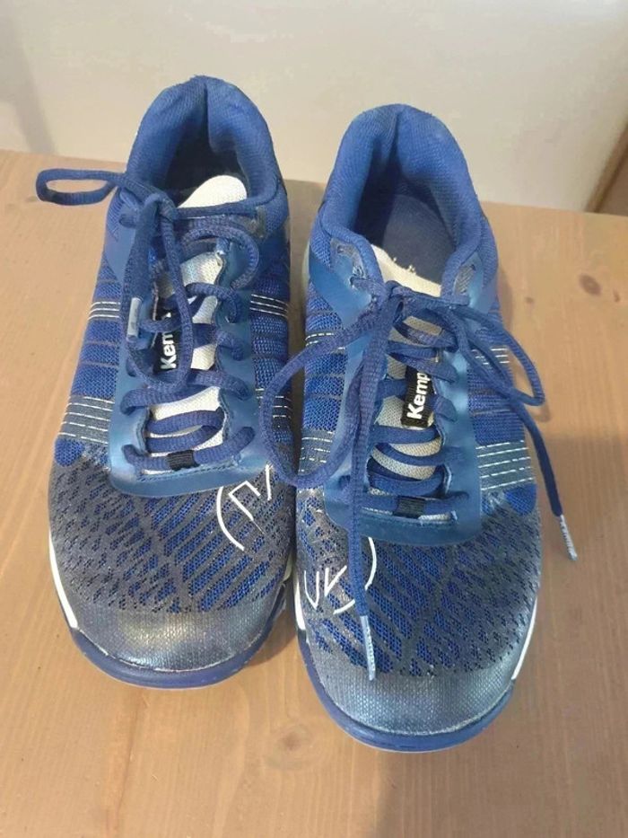 Chaussures de Handball 39 Kempa bleu marine à lacets - photo numéro 2