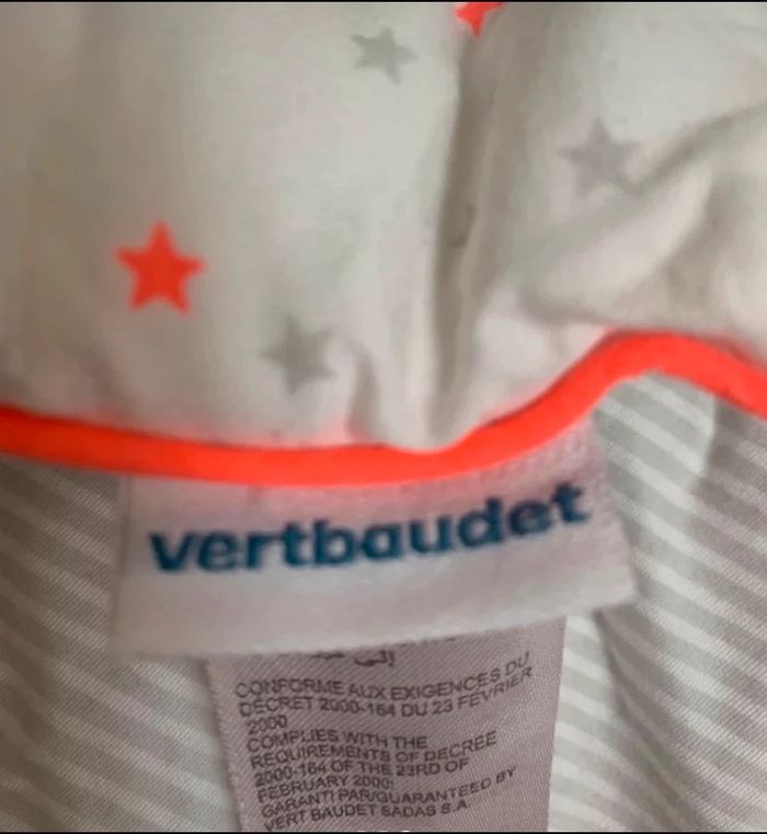 Fond de Parc Rectangulaire Réversible Vertbaudet Blanc, Gris, Orange Fluo dès la naissance - photo numéro 6