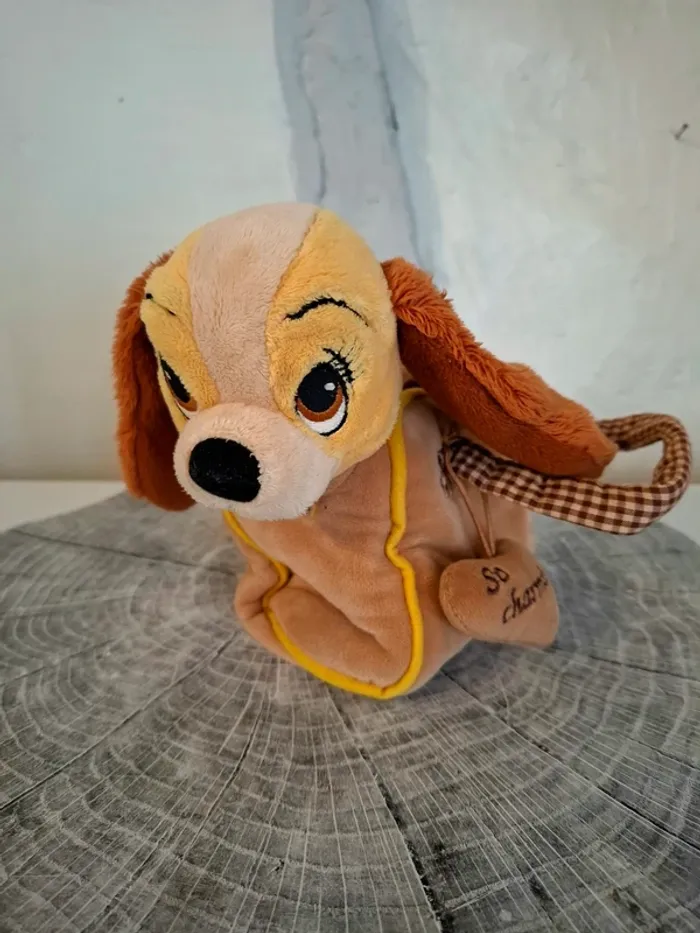 Peluche Lady dans son sac - La Belle et le Clochard - photo numéro 4