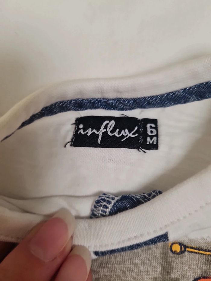 T-shirt ML 6 mois Influx - photo numéro 7
