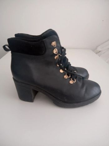 Bottines en cuir