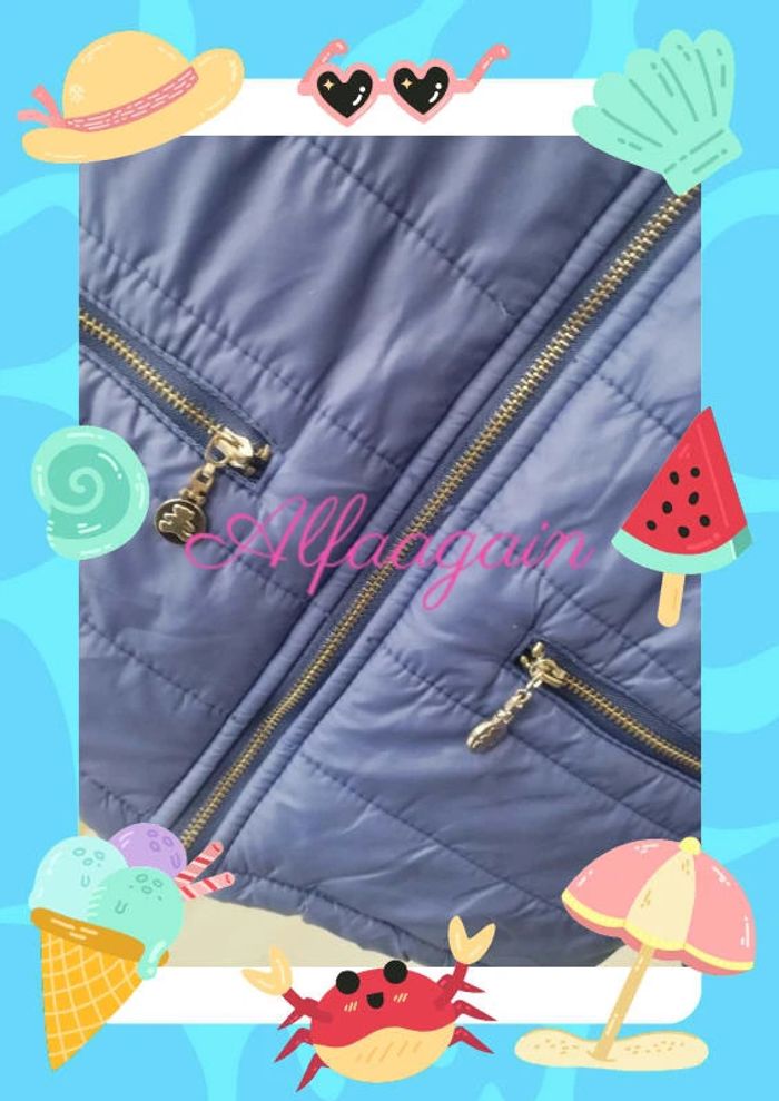 Blouson bleu Lulu castagnette 4ans - photo numéro 5