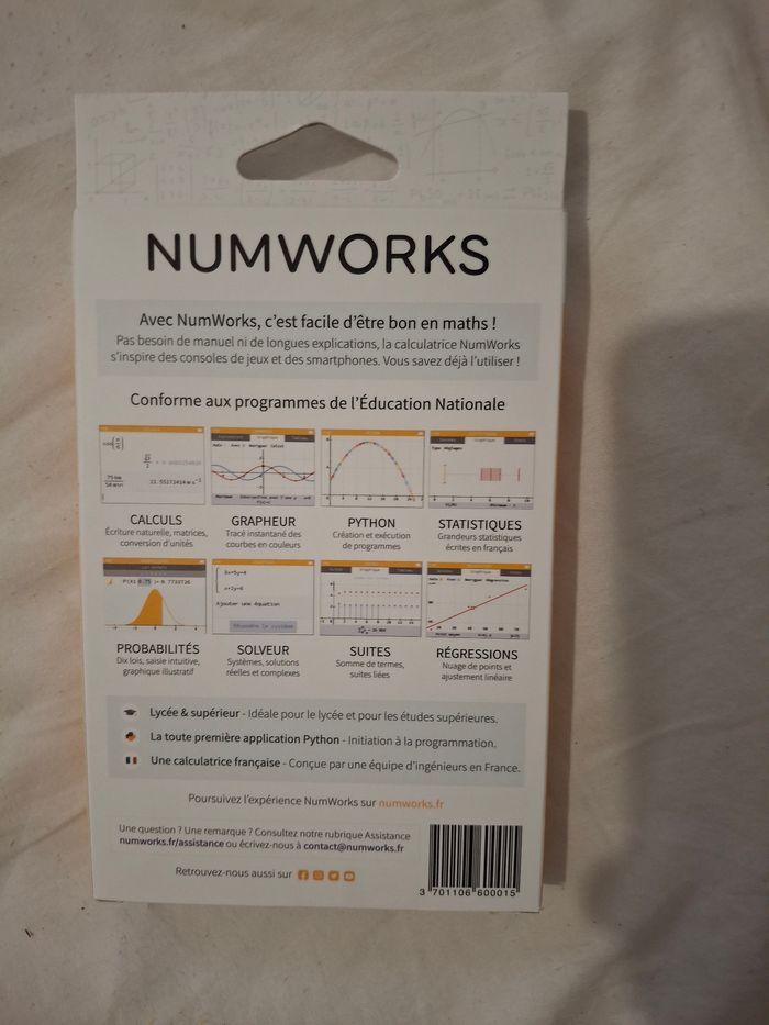 Calculatrice Numworks graphique - photo numéro 2
