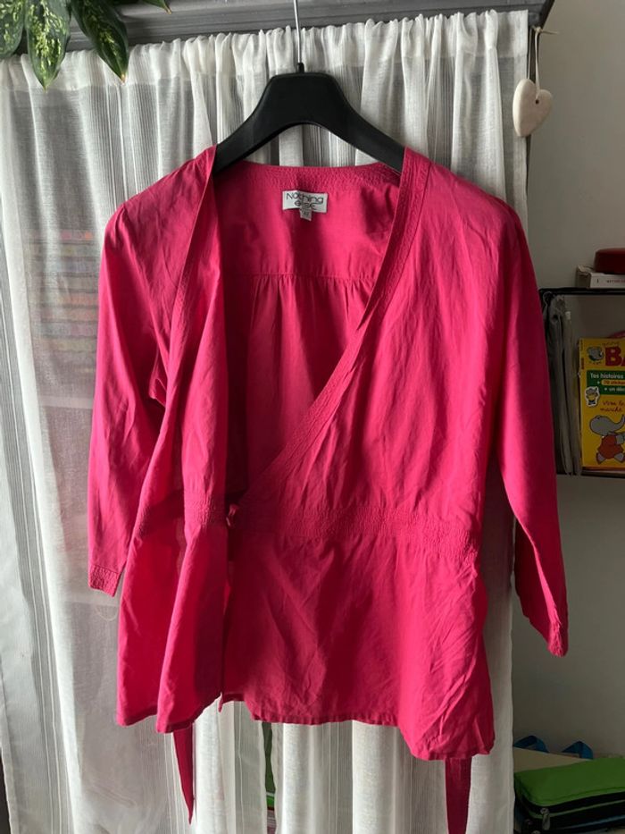 Blouse cache cœur