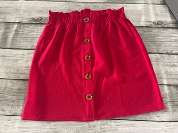 Jupe framboise La Halle taille 38