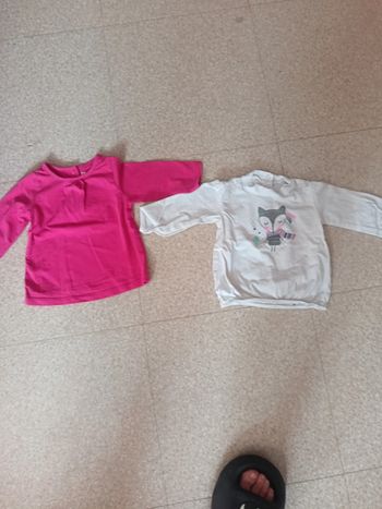 Le lot de deux t-shirt 6 mois