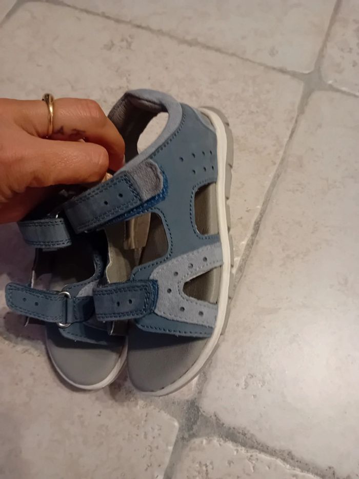 Sandales garçon cuir - photo numéro 6