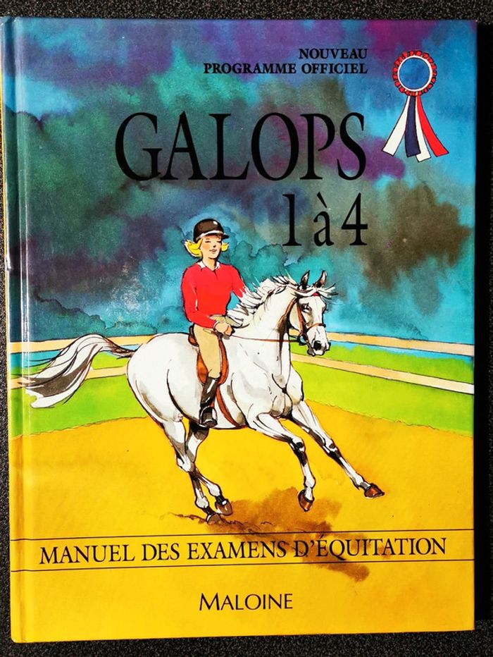 Livre cours équitation / hypologie galop 1 à 4