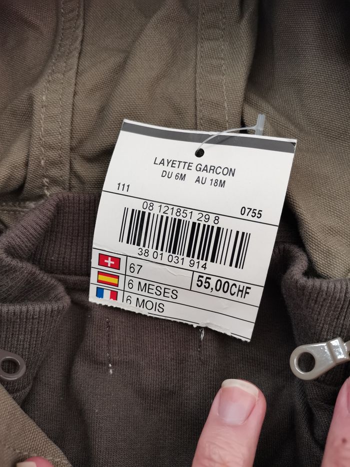 Veste kaki mi saison - photo numéro 3