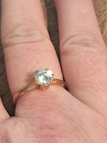 Bague style solitaire