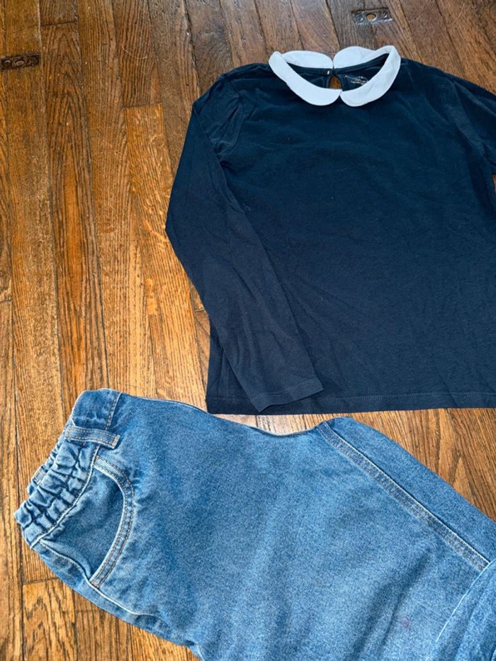 T-shirt et jeans Monoprix 10 ans - photo numéro 2