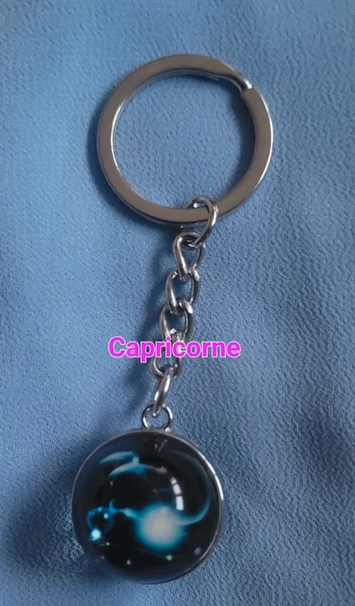 Porte-clés signe astrologique capricorne constellations - photo numéro 2