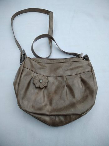 Petit sac à main bandoulière beige