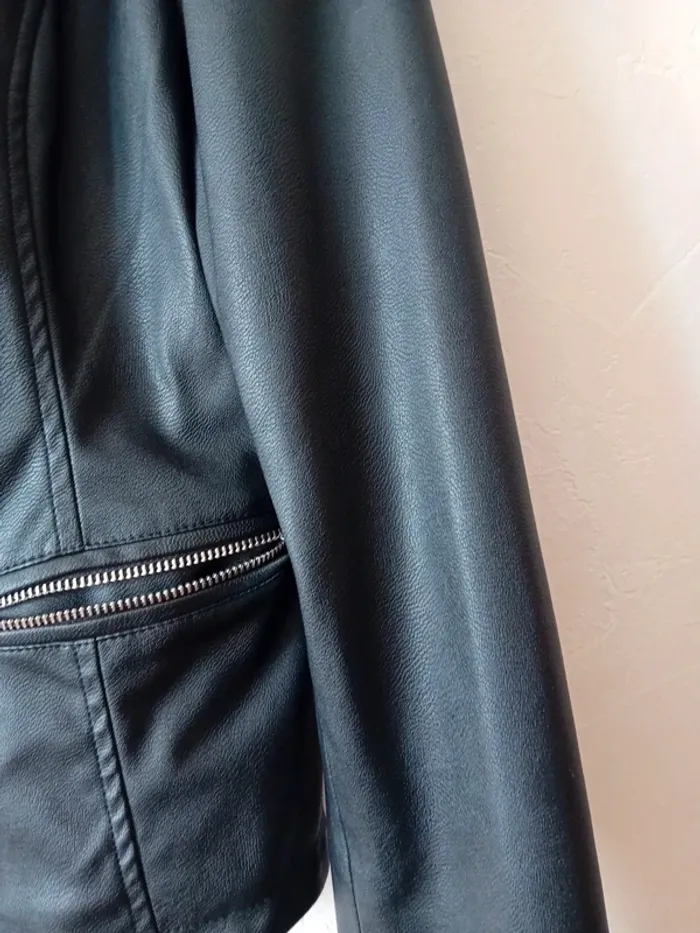 Veste perfecto imitation cuir - photo numéro 5