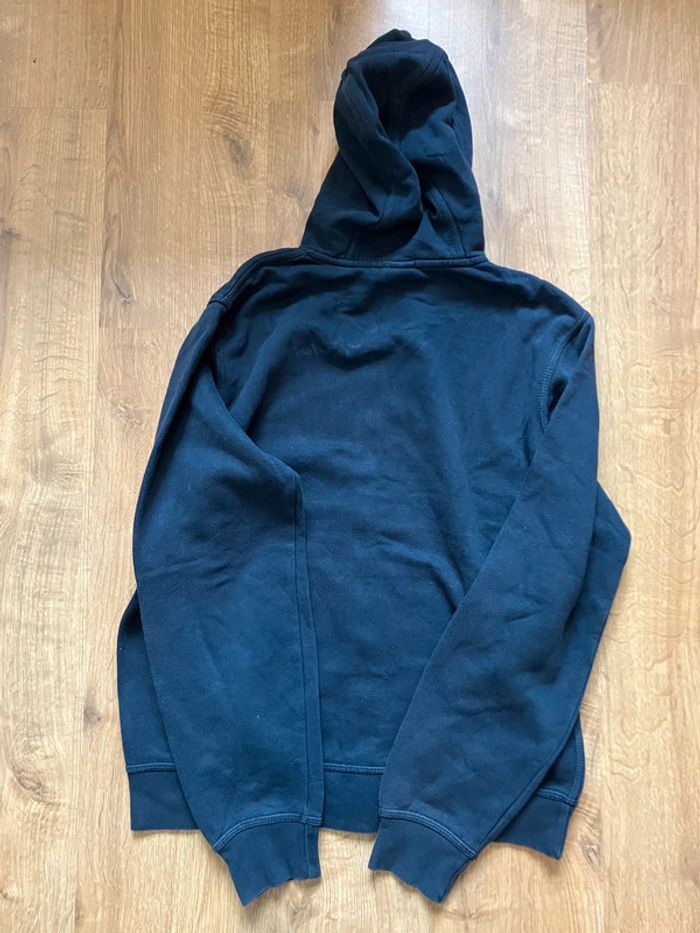 Pull à capuche avec zip Nike bleu marine homme - photo numéro 2