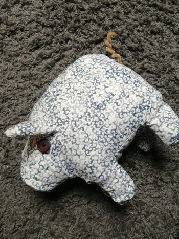 Peluche fait main cochon