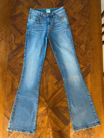 Jeans Benetton patte d’eph (flare) en coton recyclé