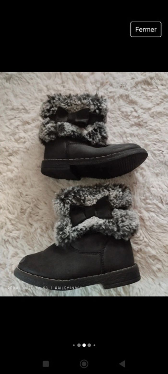 Jolie petite paire de bottes pointure 20 - photo numéro 7