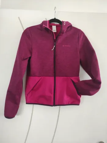 Veste sweat à capuche fille Decathlon T14ans