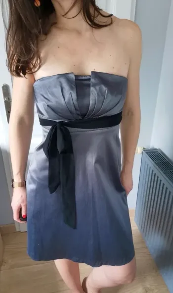 Robe bustier Naf Naf – Haut ajusté, bas fluide – Taille 38 / M