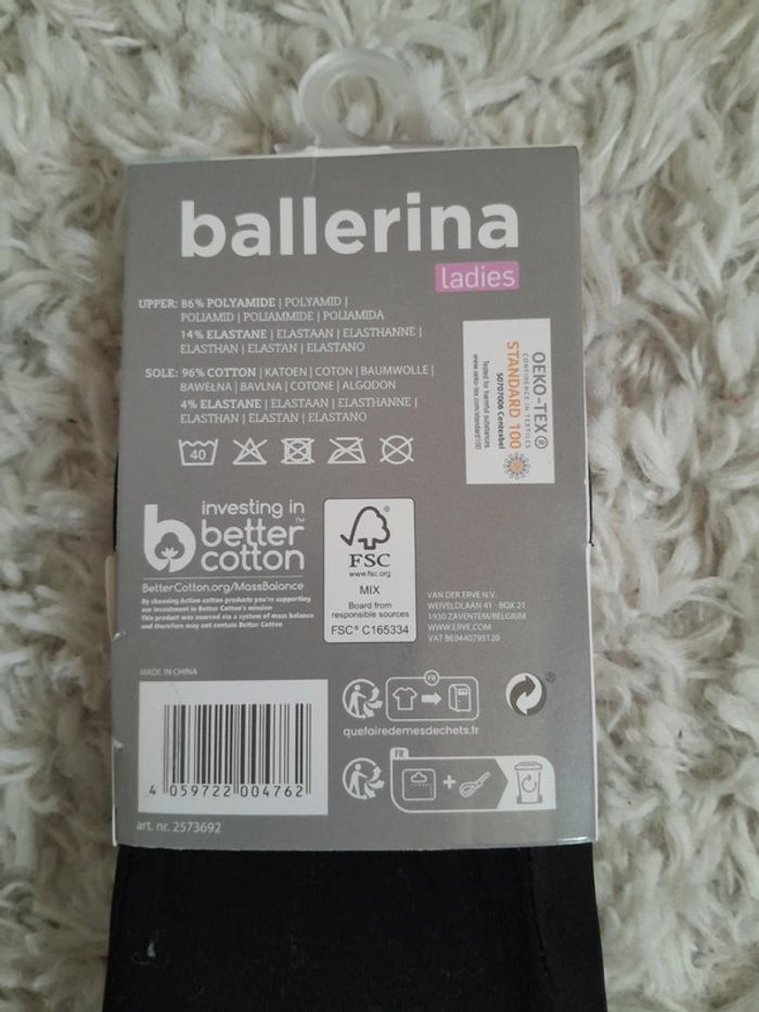 Lot de 2 paires de socquettes antidérapante taille 39-42💞 - photo numéro 3