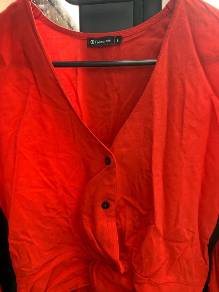 Haut Gémo rouge - photo numéro 2