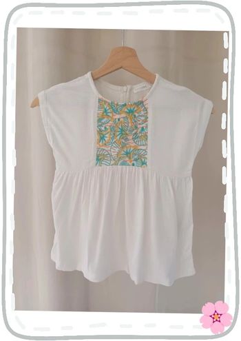 Blouse blanche orchestra 5ans