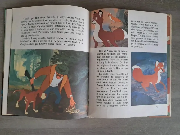 Livre vintage  rox et Rouky Walt Disney - photo numéro 4
