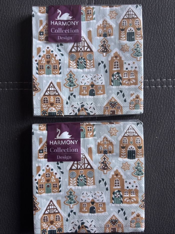 Serviettes en papier de Noël