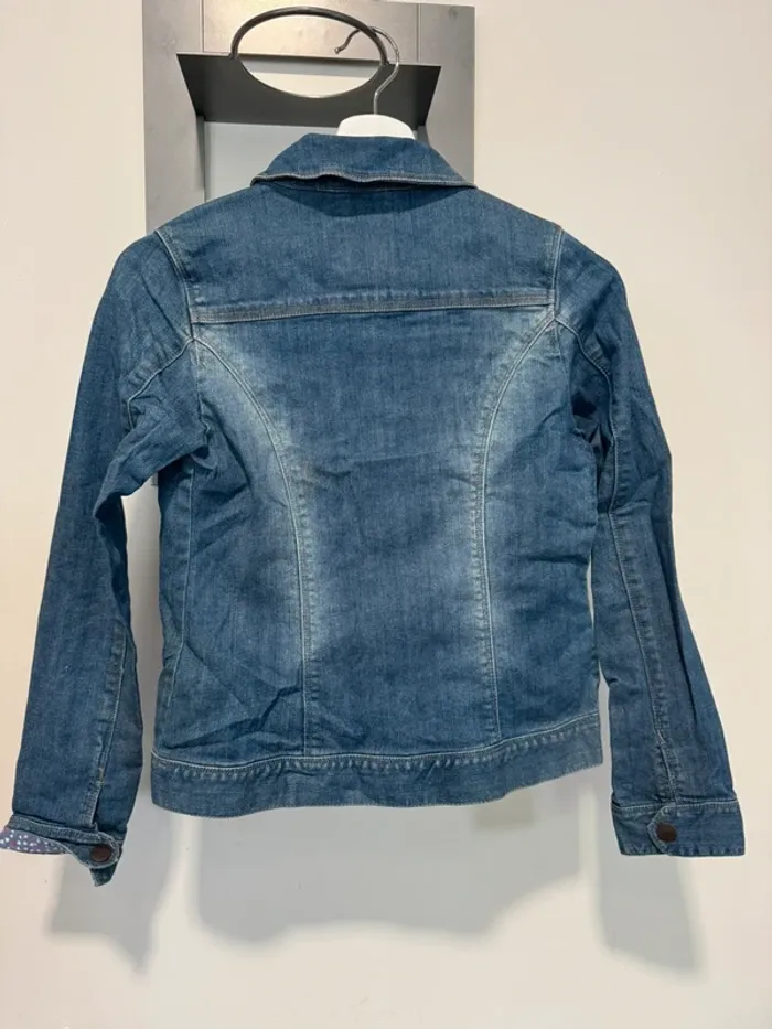 Veste en jeans Okaïdi fille 12 ans bleu marine - photo numéro 4