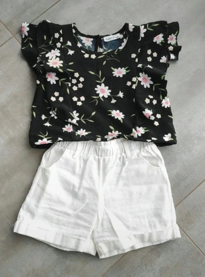 Loevia Ensemble short et top 6 ans