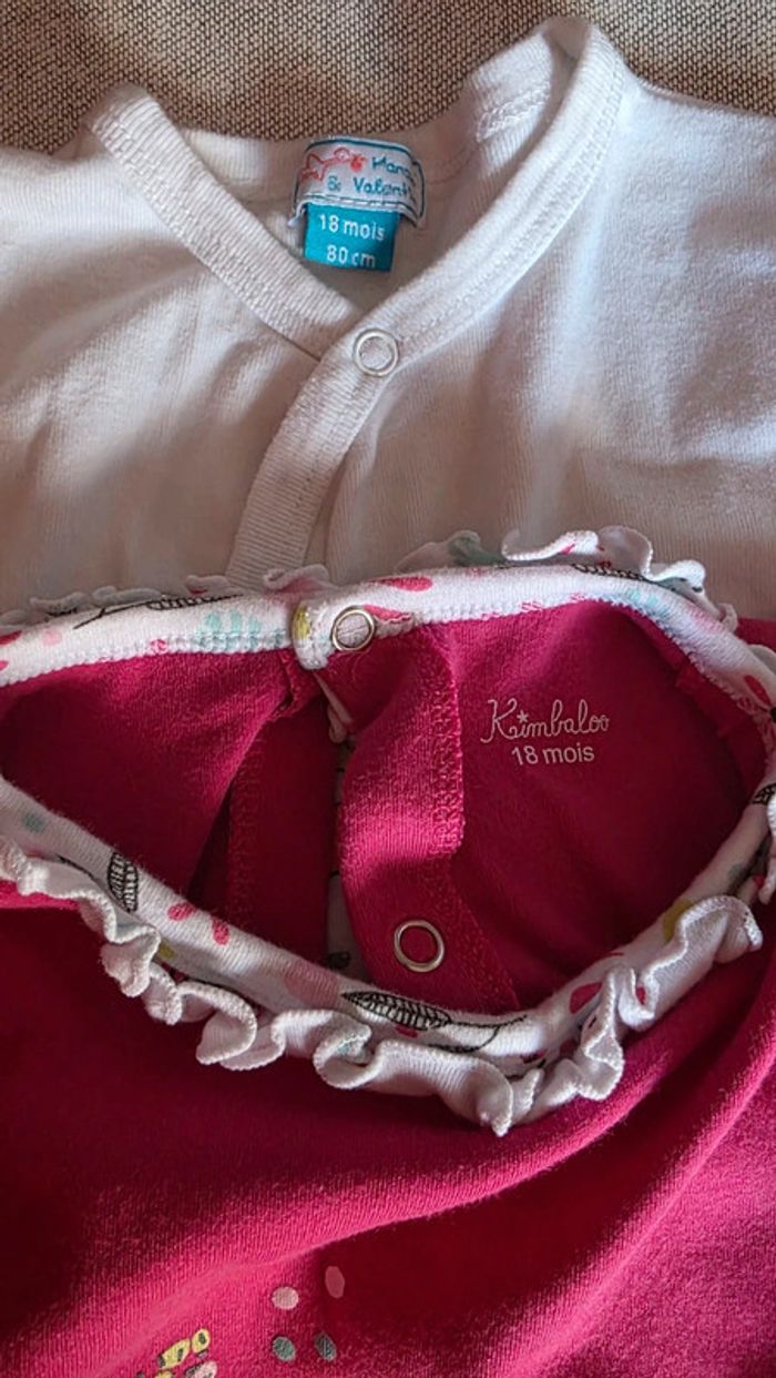 Lot 6 pyjamas 18 mois - photo numéro 9