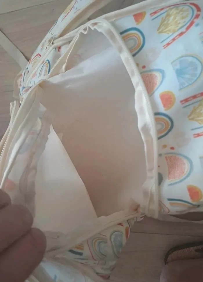 Sac à dos/ cartable arc en ciel - photo numéro 6