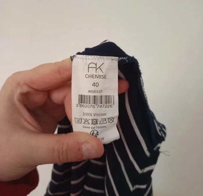 Chemise manches longues à rayures femme - photo numéro 5