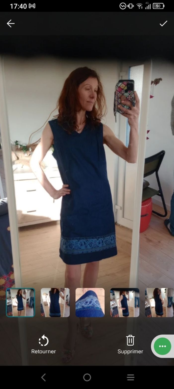 Robe été 44 denim c78