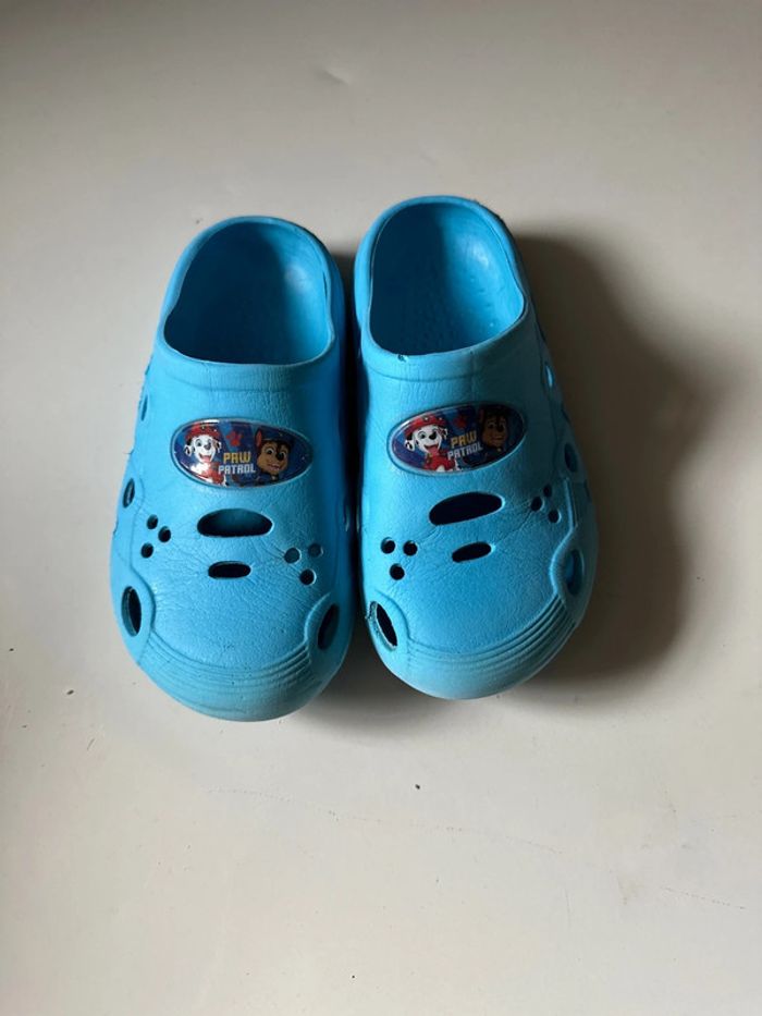 Sabot crocs bleu pat patrouille 26/27