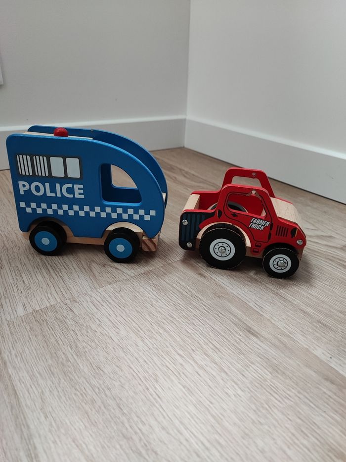 Lot de voiture en bois - photo numéro 2