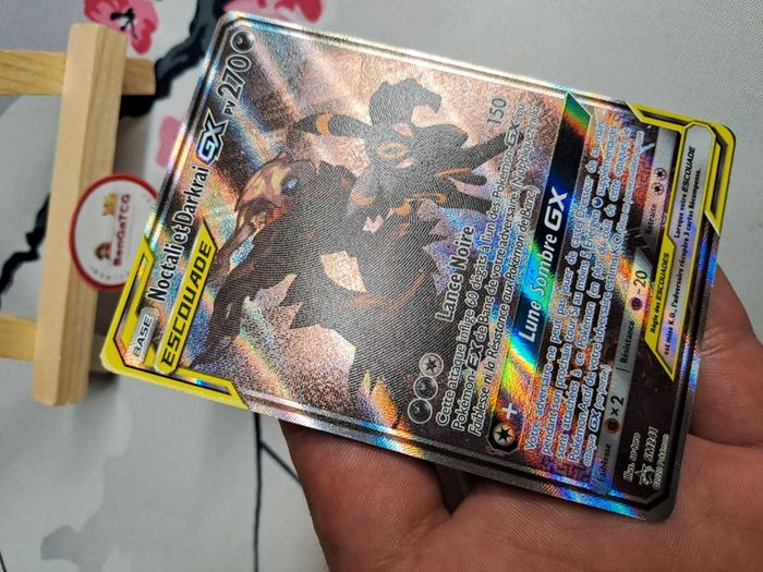 Carte Pokémon Noctali et Darkrai Gx Escouade sm241 Promo Soleil & Lune Full Art Fr - photo numéro 4
