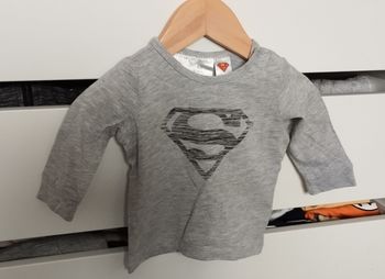 T-shirt ML garçon 1 mois H&M superman