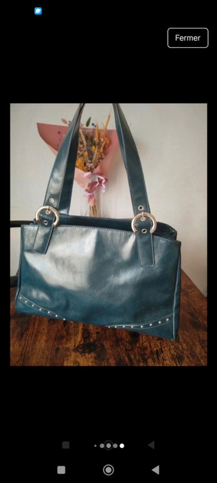 Sac à main cuir style vintage dressing excellent état