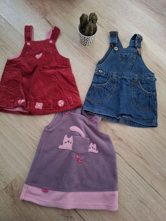 Lot robes hiver 6 mois fille - photo numéro 2