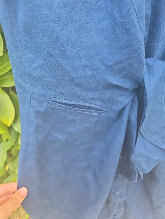 Robe Vintage Marine avec épaulettes - photo numéro 9
