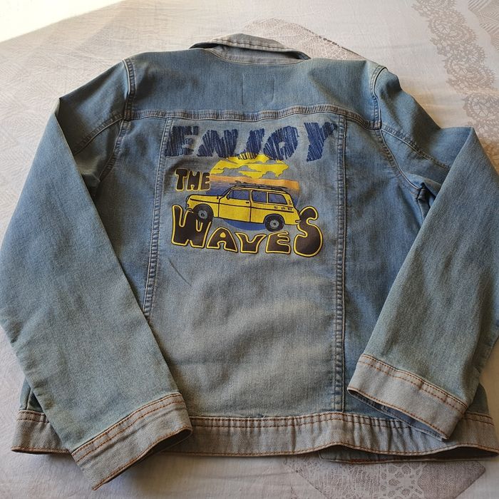 Veste en jean de taille 14ans - photo numéro 4