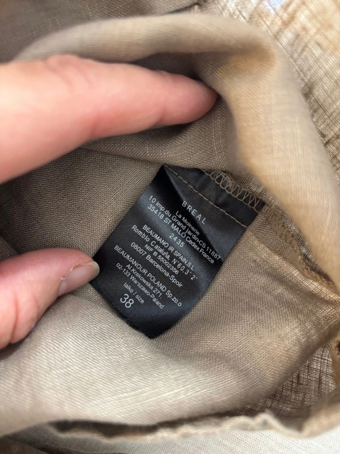 Chemisier Lin Breal 38 - photo numéro 6