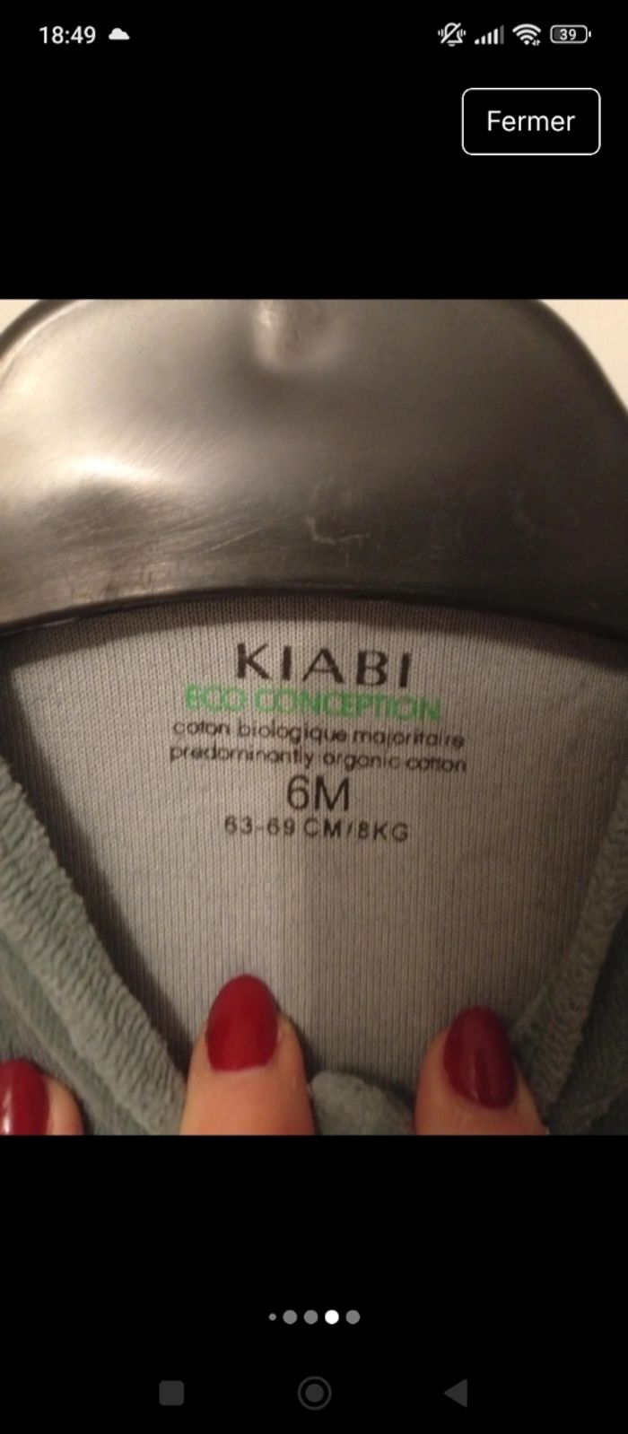 Pijamas 6 mois - photo numéro 5