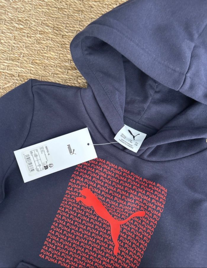 Sweat à capuche Puma taille 8 ans neuf - photo numéro 2