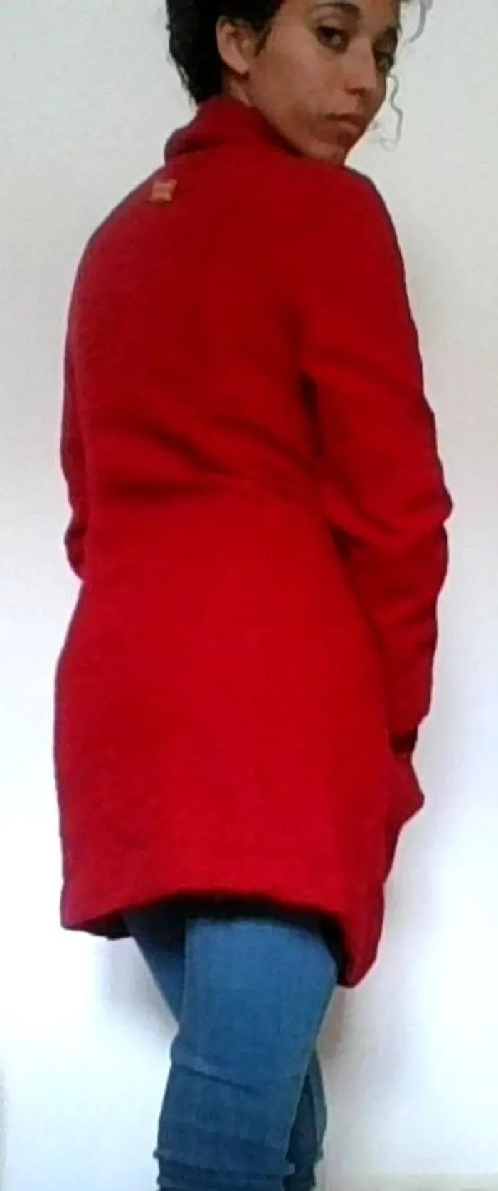 Veste Desigual rouge rosé - photo numéro 2